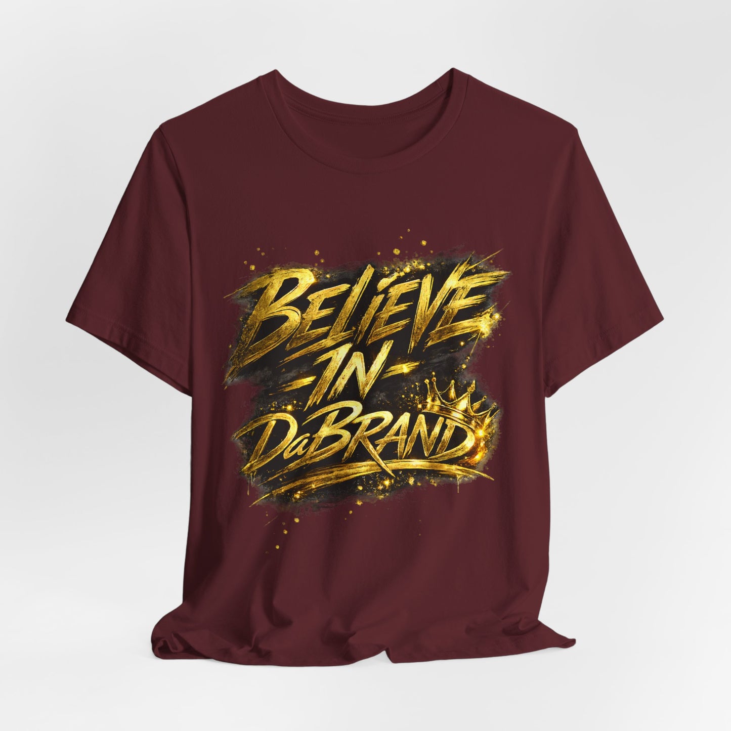 Believe In DaBrand Graphic Tee — Oversized Boxy Streetwear T-Shirt