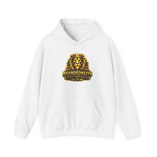Hoodie - Branded4Lyfe Collection Gold Crest Sweatshirt