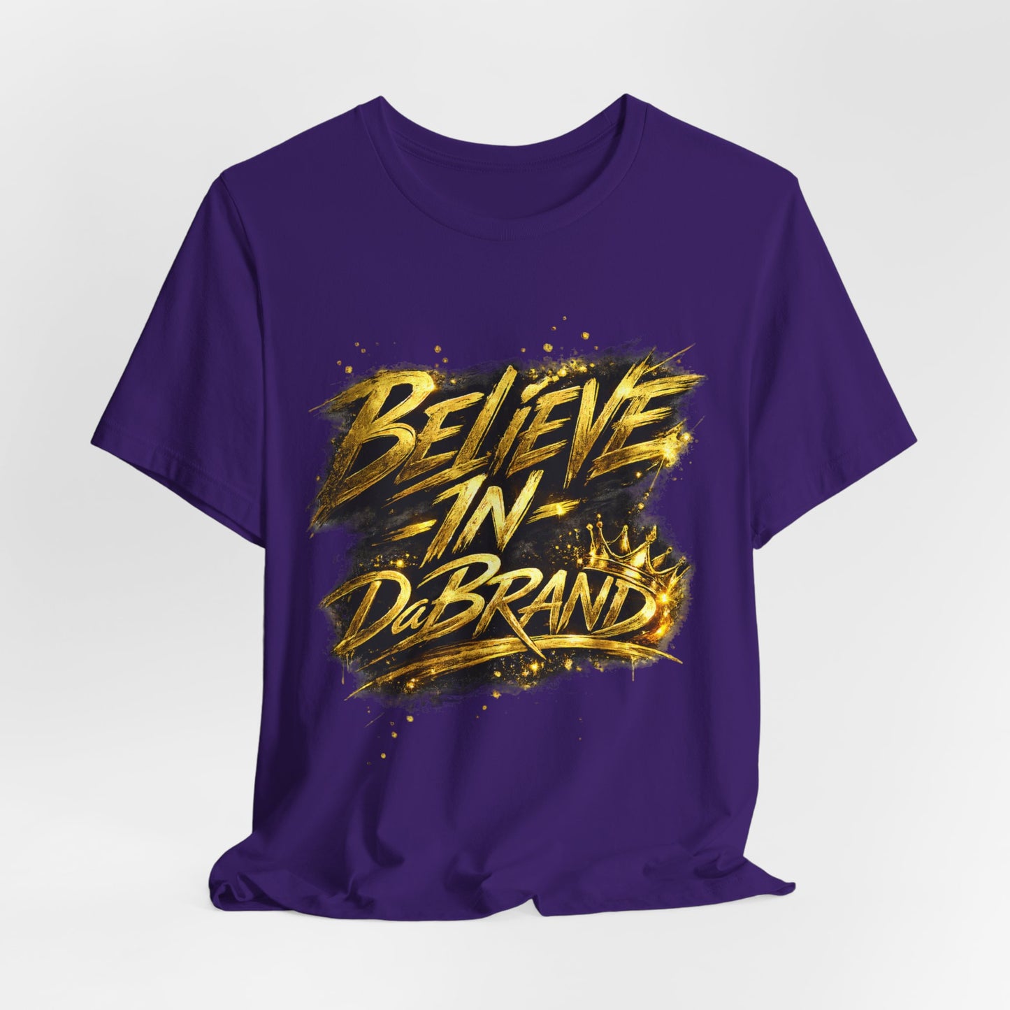 Believe In DaBrand Graphic Tee — Oversized Boxy Streetwear T-Shirt